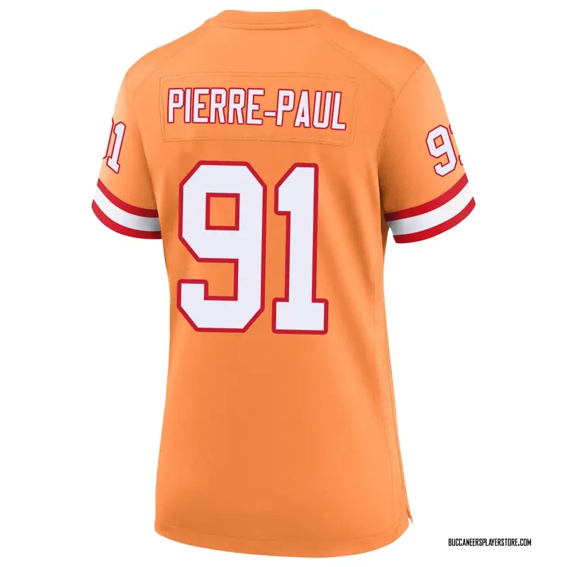 Nike Jason Pierre-Paul Tampa Bay Buccaneers Game Cream sicle 50th Season Jersey - Women's