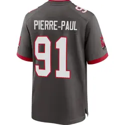 Nike Jason Pierre-Paul Tampa Bay Buccaneers Game Pewter Alternate Jersey - Men's