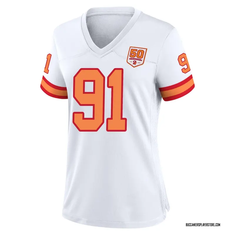 Nike Jason Pierre-Paul Tampa Bay Buccaneers Game White '76 50th Season Jersey - Women's