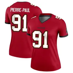 Nike Jason Pierre-Paul Tampa Bay Buccaneers Legend Red Jersey - Women's