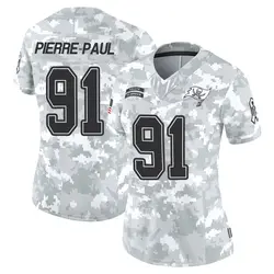 Nike Jason Pierre-Paul Tampa Bay Buccaneers Limited Arctic Camo 2024 Salute to Service Jersey - Women's