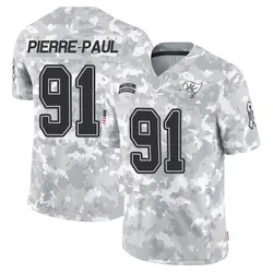 Nike Jason Pierre-Paul Tampa Bay Buccaneers Limited Arctic Camo 2024 Salute to Service Jersey - Youth