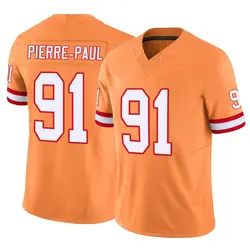 Nike Jason Pierre-Paul Tampa Bay Buccaneers Limited Orange Vapor F.U.S.E. Jersey - Men's