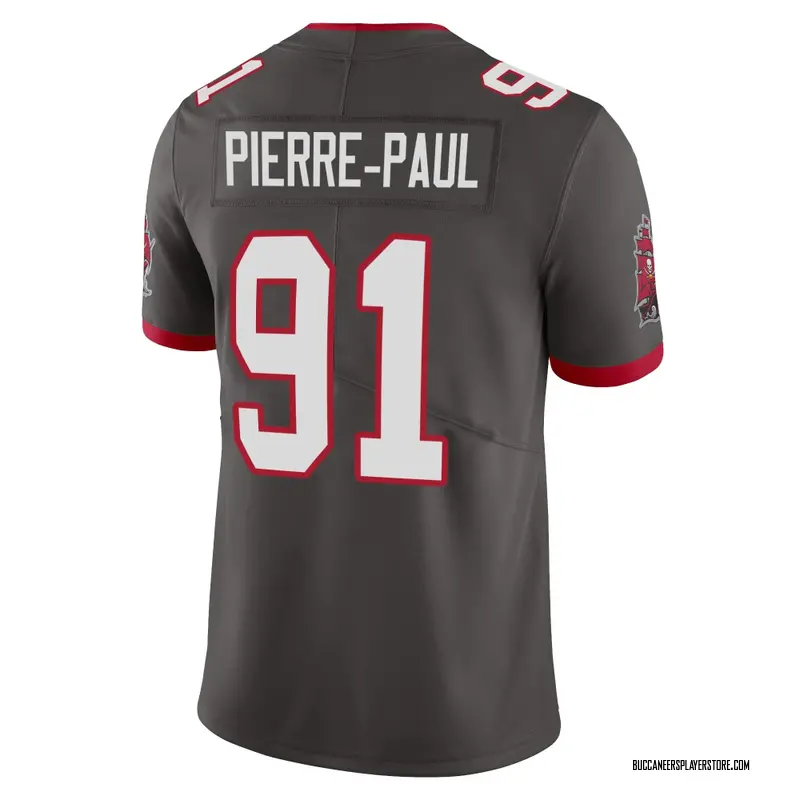 Nike Jason Pierre-Paul Tampa Bay Buccaneers Limited Pewter Alternate Vapor Jersey - Youth