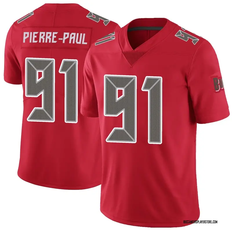 Nike Jason Pierre-Paul Tampa Bay Buccaneers Limited Red Color Rush Jersey - Youth