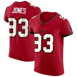 Nike Jayson Jones Tampa Bay Buccaneers Elite Red Vapor Jersey - Men's