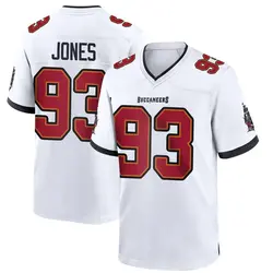 Nike Jayson Jones Tampa Bay Buccaneers Game White Jersey - Men's