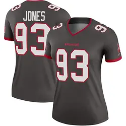 Nike Jayson Jones Tampa Bay Buccaneers Legend Pewter Alternate Jersey - Women's