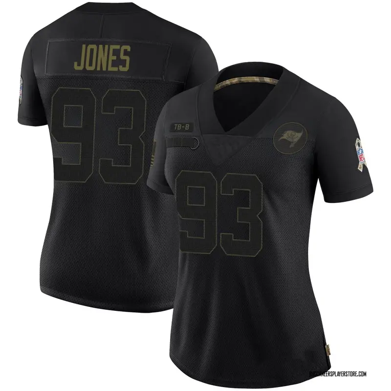Nike Jayson Jones Tampa Bay Buccaneers Limited Black 2020 Salute To Service Jersey - Women's