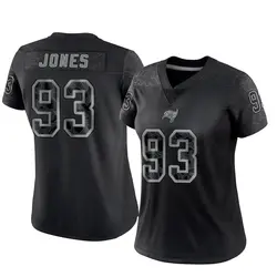 Nike Jayson Jones Tampa Bay Buccaneers Limited Black Reflective Jersey - Women's