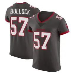 Nike John Bullock Tampa Bay Buccaneers Elite Pewter Alternate Vapor Jersey - Men's