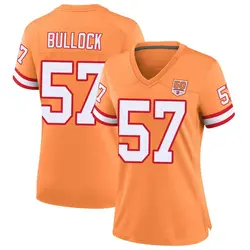 Nike John Bullock Tampa Bay Buccaneers Game Cream sicle 50th Season Jersey - Women's