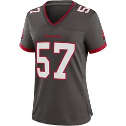 Nike John Bullock Tampa Bay Buccaneers Game Pewter Alternate Jersey - Women's