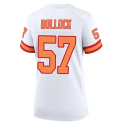 Nike John Bullock Tampa Bay Buccaneers Game White '76 50th Season Jersey - Women's