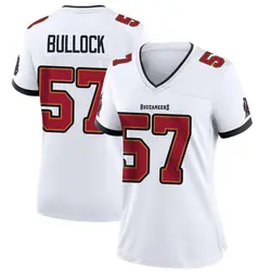 Nike John Bullock Tampa Bay Buccaneers Game White Jersey - Women's