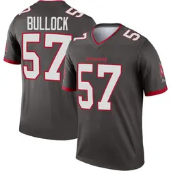 Nike John Bullock Tampa Bay Buccaneers Legend Pewter Alternate Jersey - Men's