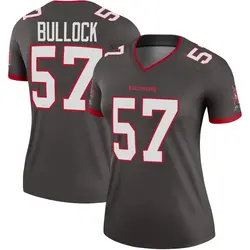 Nike John Bullock Tampa Bay Buccaneers Legend Pewter Alternate Jersey - Women's