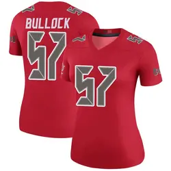 Nike John Bullock Tampa Bay Buccaneers Legend Red Color Rush Jersey - Women's