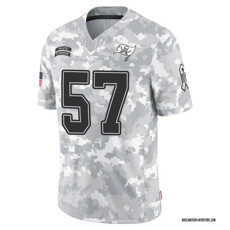 Nike John Bullock Tampa Bay Buccaneers Limited Arctic Camo 2024 Salute to Service Jersey - Men's
