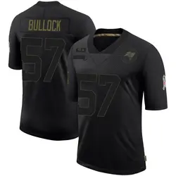 Nike John Bullock Tampa Bay Buccaneers Limited Black 2020 Salute To Service Jersey - Youth