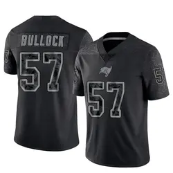 Nike John Bullock Tampa Bay Buccaneers Limited Black Reflective Jersey - Youth