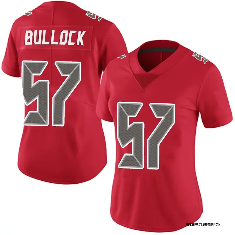 Nike John Bullock Tampa Bay Buccaneers Limited Red Team Color Vapor Untouchable Jersey - Women's