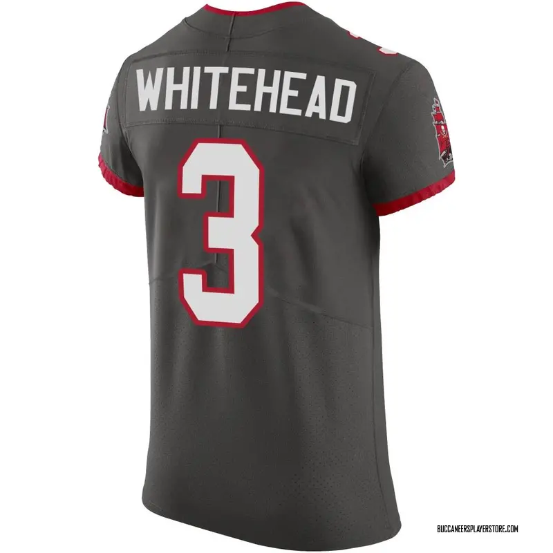 Nike Jordan Whitehead Tampa Bay Buccaneers Elite White Pewter Alternate Vapor Jersey - Men's