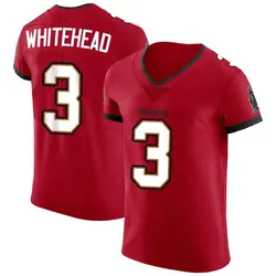Nike Jordan Whitehead Tampa Bay Buccaneers Elite White Red Vapor Jersey - Men's