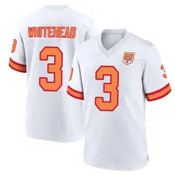 Nike Jordan Whitehead Tampa Bay Buccaneers Game White '76 50th Season Jersey - Youth