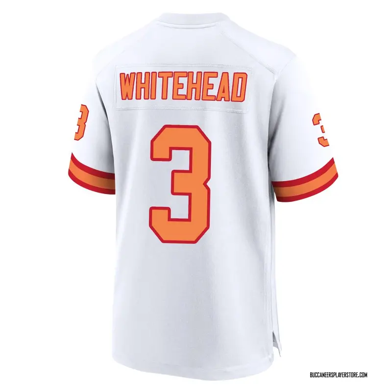 Nike Jordan Whitehead Tampa Bay Buccaneers Game White '76 50th Season Jersey - Youth