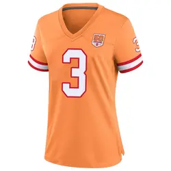 Nike Jordan Whitehead Tampa Bay Buccaneers Game White Creamsicle 50th Season Jersey - Women's
