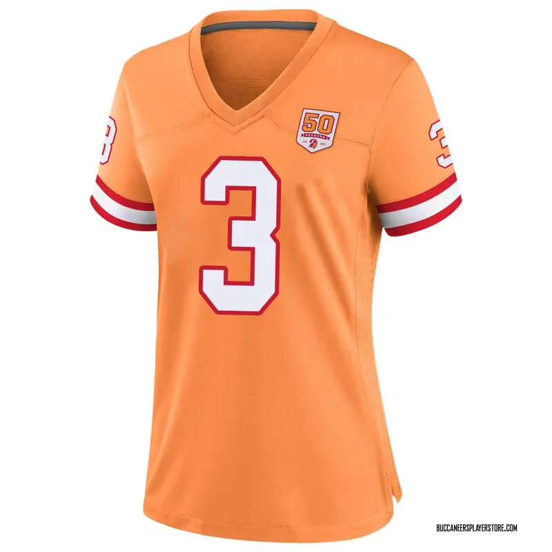 Nike Jordan Whitehead Tampa Bay Buccaneers Game White Creamsicle 50th Season Jersey - Women's