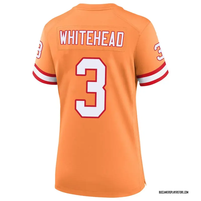Nike Jordan Whitehead Tampa Bay Buccaneers Game White Creamsicle 50th Season Jersey - Women's
