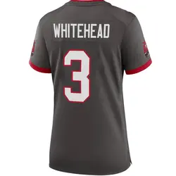 Nike Jordan Whitehead Tampa Bay Buccaneers Game White Pewter Alternate Jersey - Women's