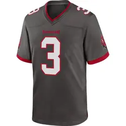 Nike Jordan Whitehead Tampa Bay Buccaneers Game White Pewter Alternate Jersey - Youth