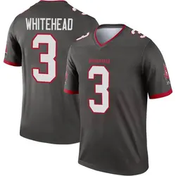 Nike Jordan Whitehead Tampa Bay Buccaneers Legend White Pewter Alternate Jersey - Men's