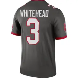 Nike Jordan Whitehead Tampa Bay Buccaneers Legend White Pewter Alternate Jersey - Youth