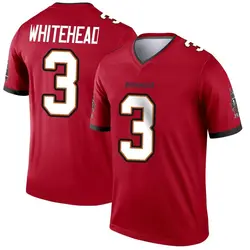 Nike Jordan Whitehead Tampa Bay Buccaneers Legend White Red Jersey - Men's