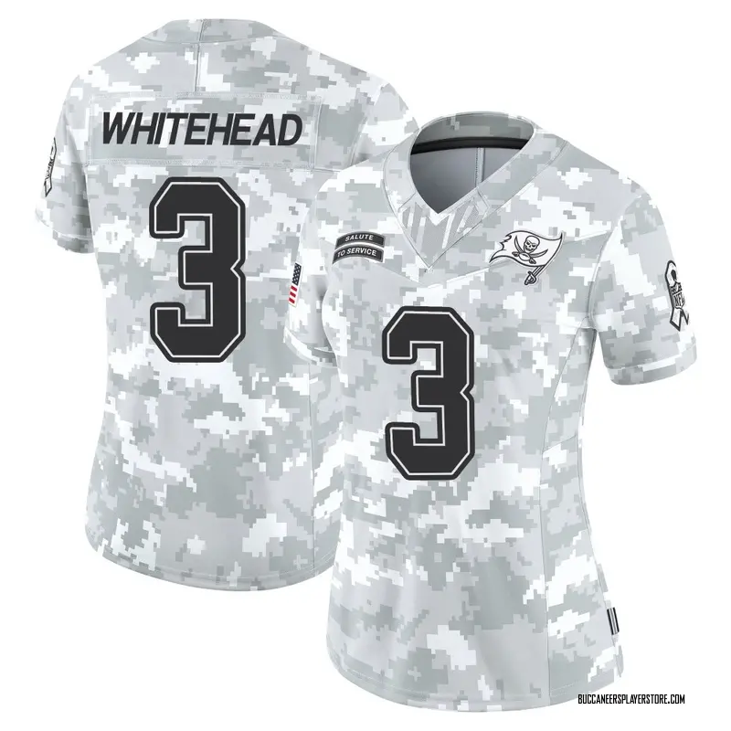 Nike Jordan Whitehead Tampa Bay Buccaneers Limited Arctic Camo 2024 Salute to Service Jersey - Women's