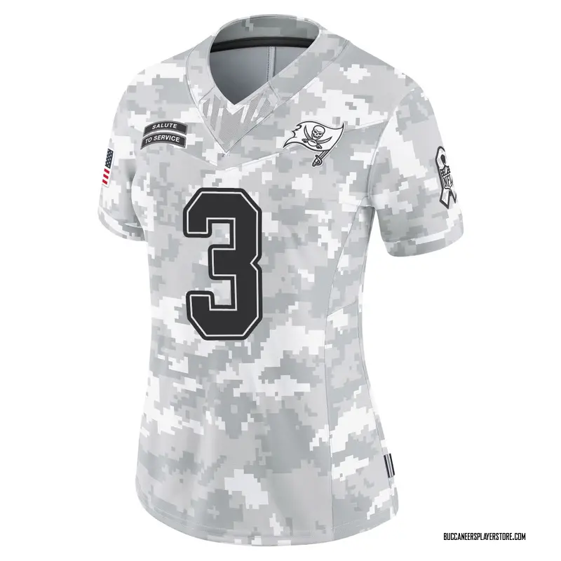 Nike Jordan Whitehead Tampa Bay Buccaneers Limited Arctic Camo 2024 Salute to Service Jersey - Women's