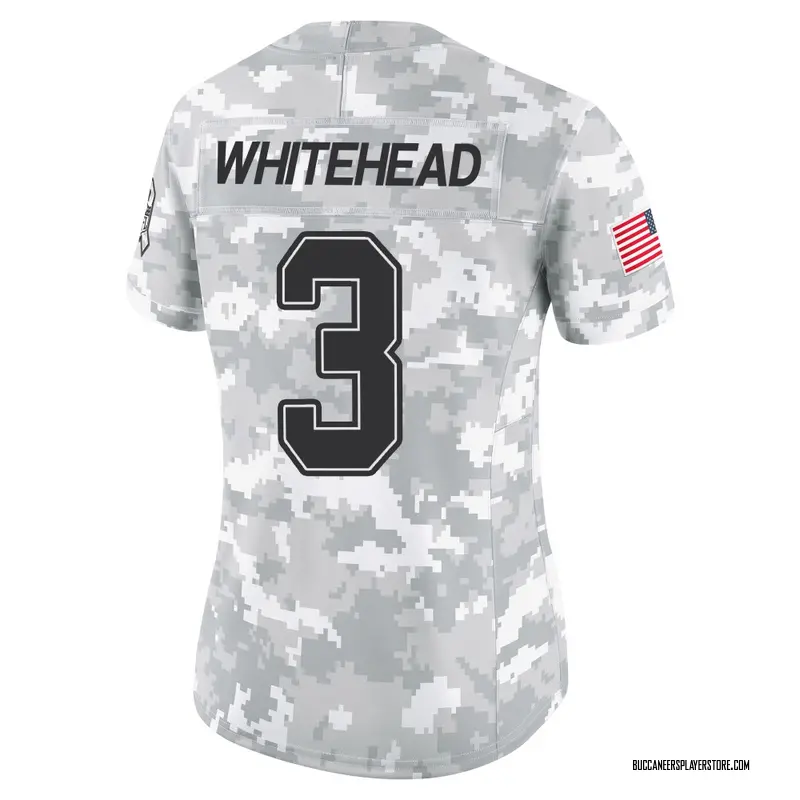 Nike Jordan Whitehead Tampa Bay Buccaneers Limited Arctic Camo 2024 Salute to Service Jersey - Women's
