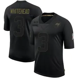 Nike Jordan Whitehead Tampa Bay Buccaneers Limited White Black 2020 Salute To Service Jersey - Youth