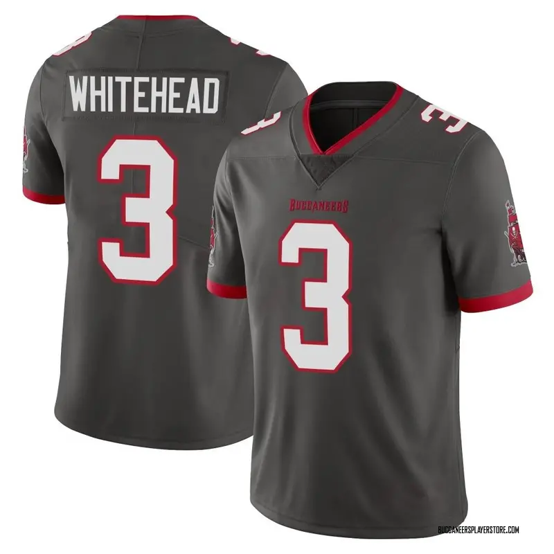 Nike Jordan Whitehead Tampa Bay Buccaneers Limited White Pewter Alternate Vapor Jersey - Men's