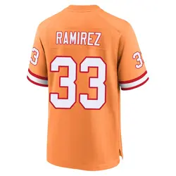 Nike Jose Ramirez Tampa Bay Buccaneers Game Cream sicle 50th Season Jersey - Men's