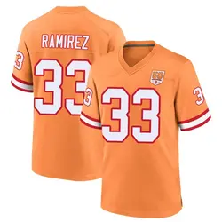 Nike Jose Ramirez Tampa Bay Buccaneers Game Cream sicle 50th Season Jersey - Youth