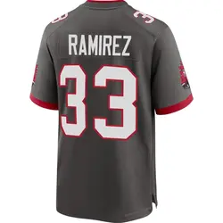 Nike Jose Ramirez Tampa Bay Buccaneers Game Pewter Alternate Jersey - Men's