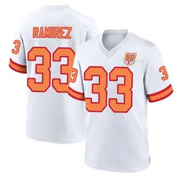 Nike Jose Ramirez Tampa Bay Buccaneers Game White '76 50th Season Jersey - Youth