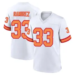 Nike Jose Ramirez Tampa Bay Buccaneers Game White '76 Jersey - Youth