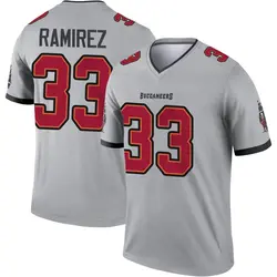 Nike Jose Ramirez Tampa Bay Buccaneers Legend Gray Inverted Jersey - Youth