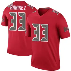 Nike Jose Ramirez Tampa Bay Buccaneers Legend Red Color Rush Jersey - Youth